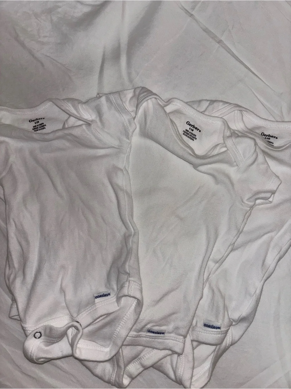 0-3 month Baby Bundle (7 pieces): 3 onesies, sleepers, more